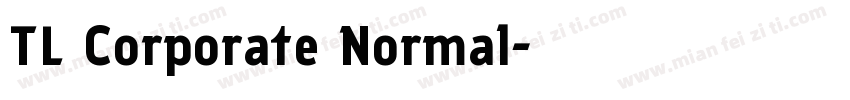 TL Corporate Normal字体转换